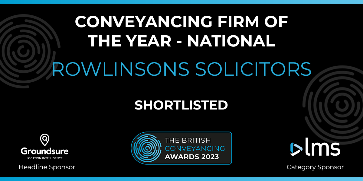 Rowlinsons Shortlisted For Two Property Awards