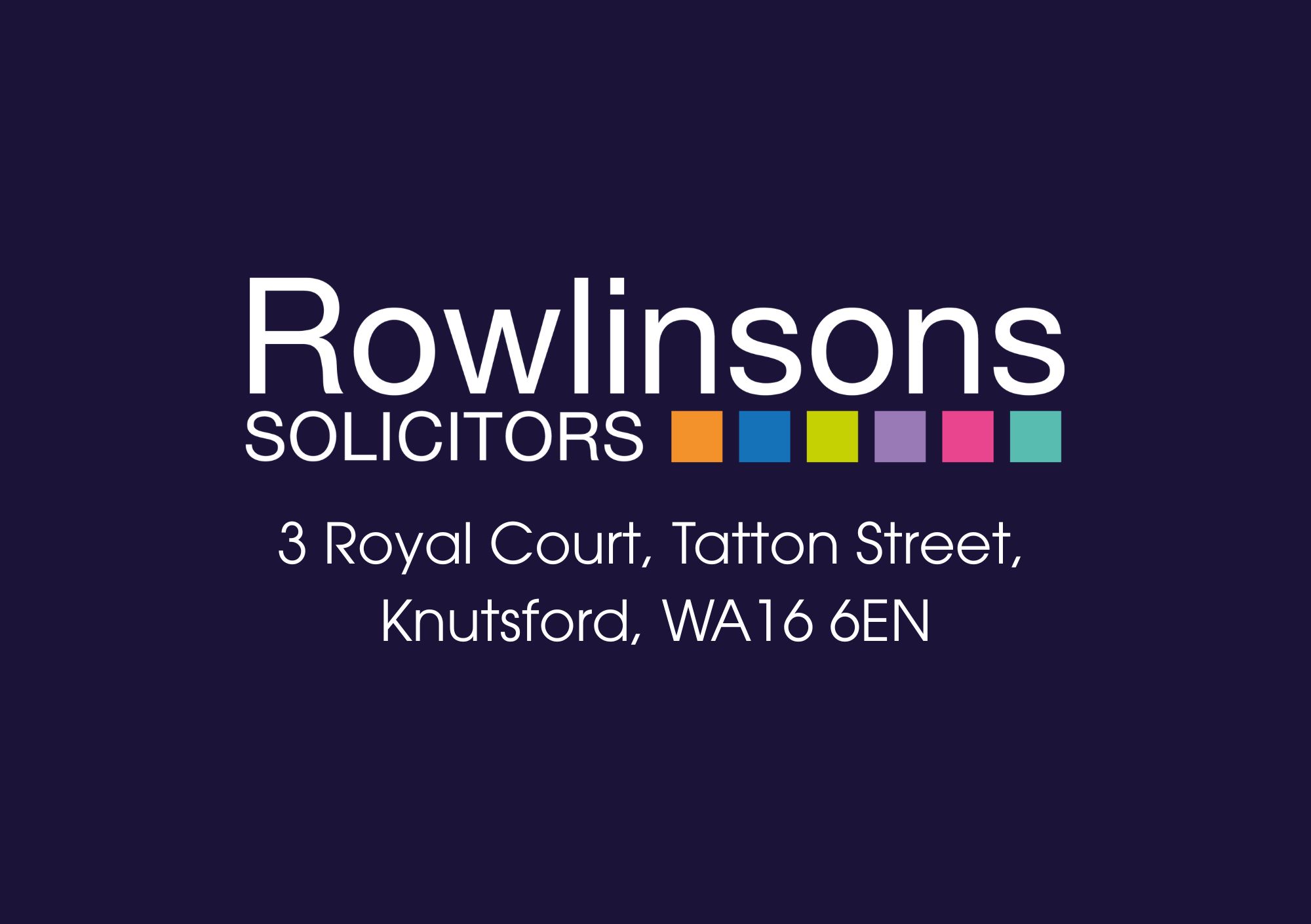 Rowlinsons Solicitors to Open New Office in Knutsford Rowlinsons Solicitors to Open New Office in Knutsford