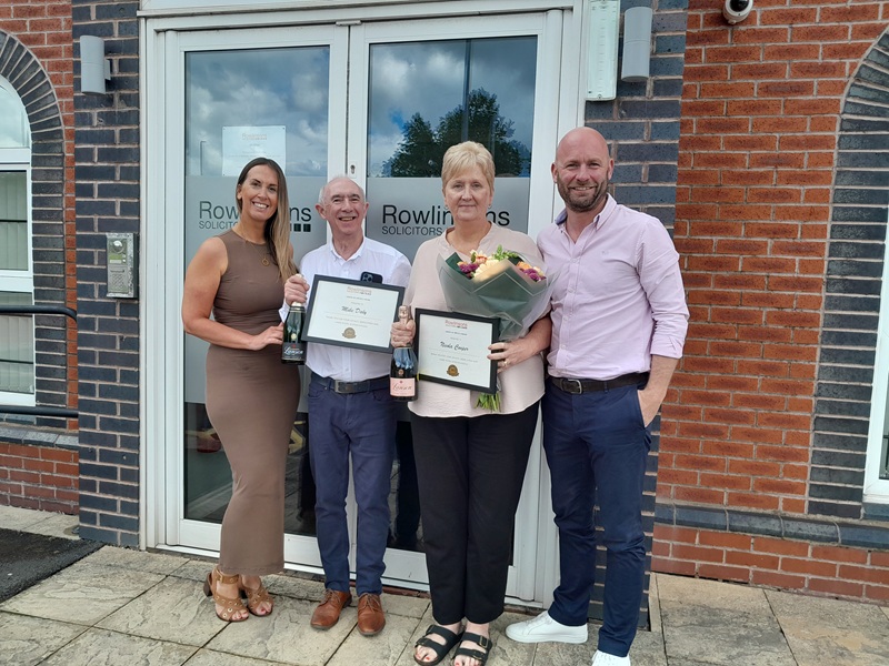 Long Service Milestones for Nicola Cooper and Mike Daly Long Service Milestones for Nicola Cooper and Mike Daly